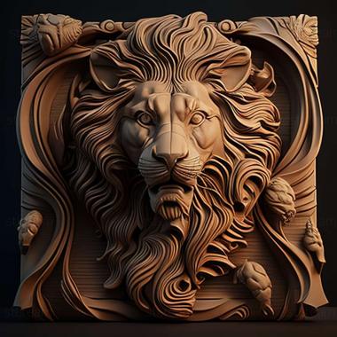 3D model lion king (STL)
